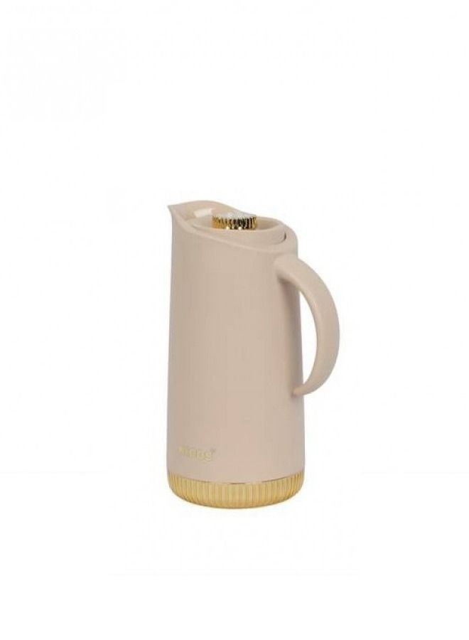 KROOS Croos Thermos With Automatic Closer And Golden Base - Image 1