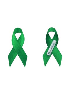 Green Mental Health Awareness Ribbon