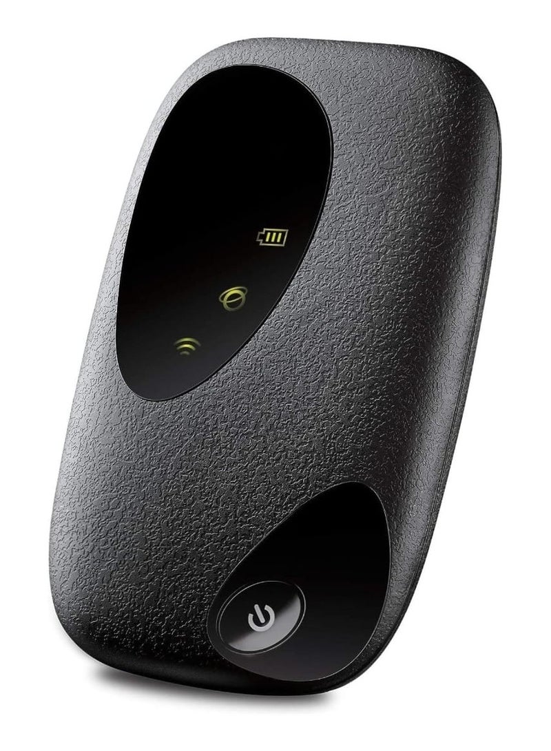 4G LTE 150Mbps Mobile Wi Fi M7200 Mobile Hot Spot, Plug n Play 150Mbps 4G FDD TDD LTE, Upto 10 Devices, 2000mAh Battery Compatible with All Sim Cards, Black  - Image 1