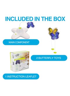 All for Paws Cat Toys Interactive Butterfly Flutter Bug Cat Automatic Toy Stimulating Kitty Toys Enrichment for Indoor Cats - pzsku/Z8AB00B87616B1DD36695Z/45/_/1737031565/d4ff8cca-80fa-45d3-94bc-a04e73c138c9