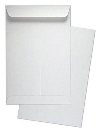 Minas Envelope 500 Minas Envelope 6" x 9" Catalog Envelope (Open End) Sturdy 24lb. White (500 Envelopes) - Image 1