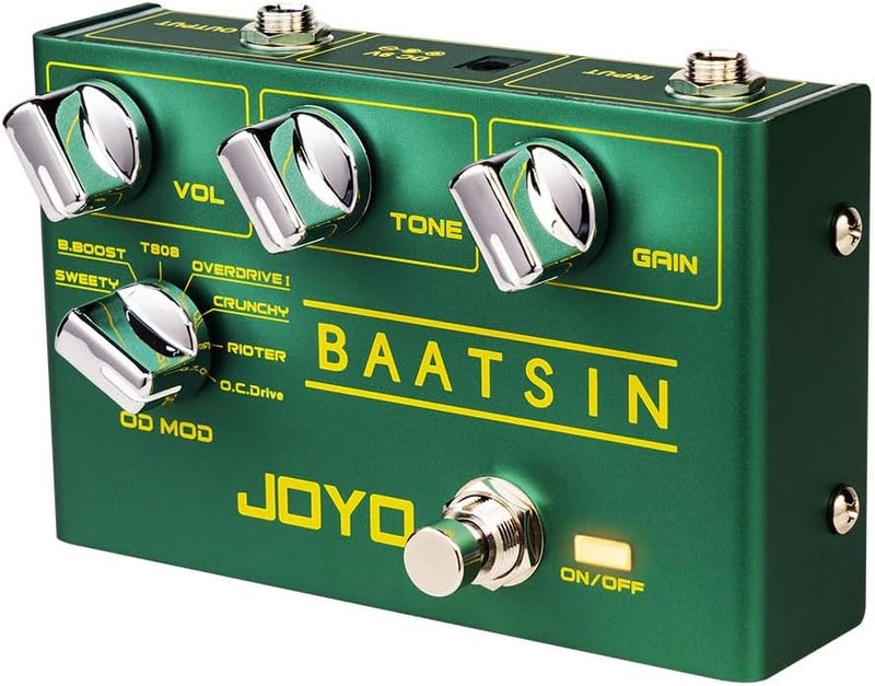 JOYO Baatsin R-11 R Series Pure Analogue Circuit Overdrive & Distortion Pedal with 8 Classic OD/DS Multi Effects for Electric Guitar (R-11) - Image 1