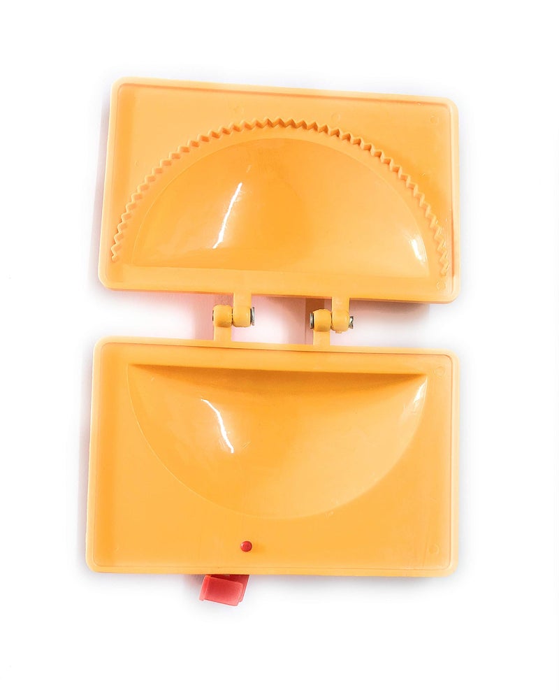 DiBha Plastic Gujiya Maker Mold, Color Yellow, Set of 2 - Image 3