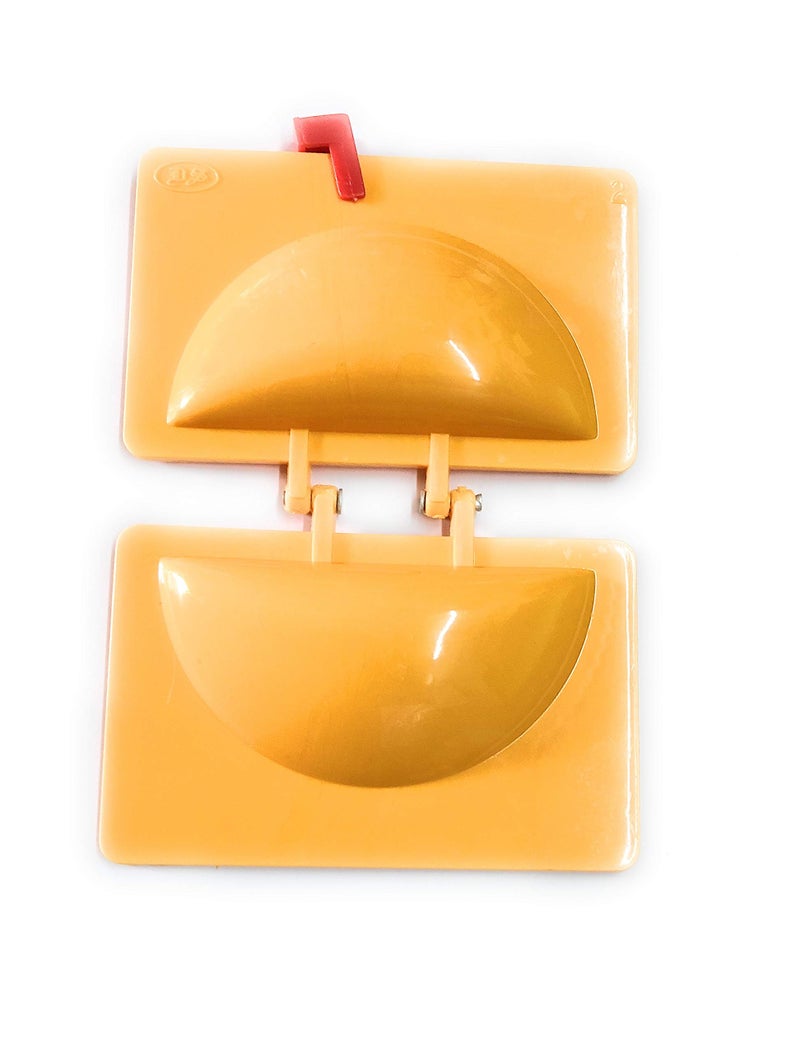 DiBha Plastic Gujiya Maker Mold, Color Yellow, Set of 2 - Image 4