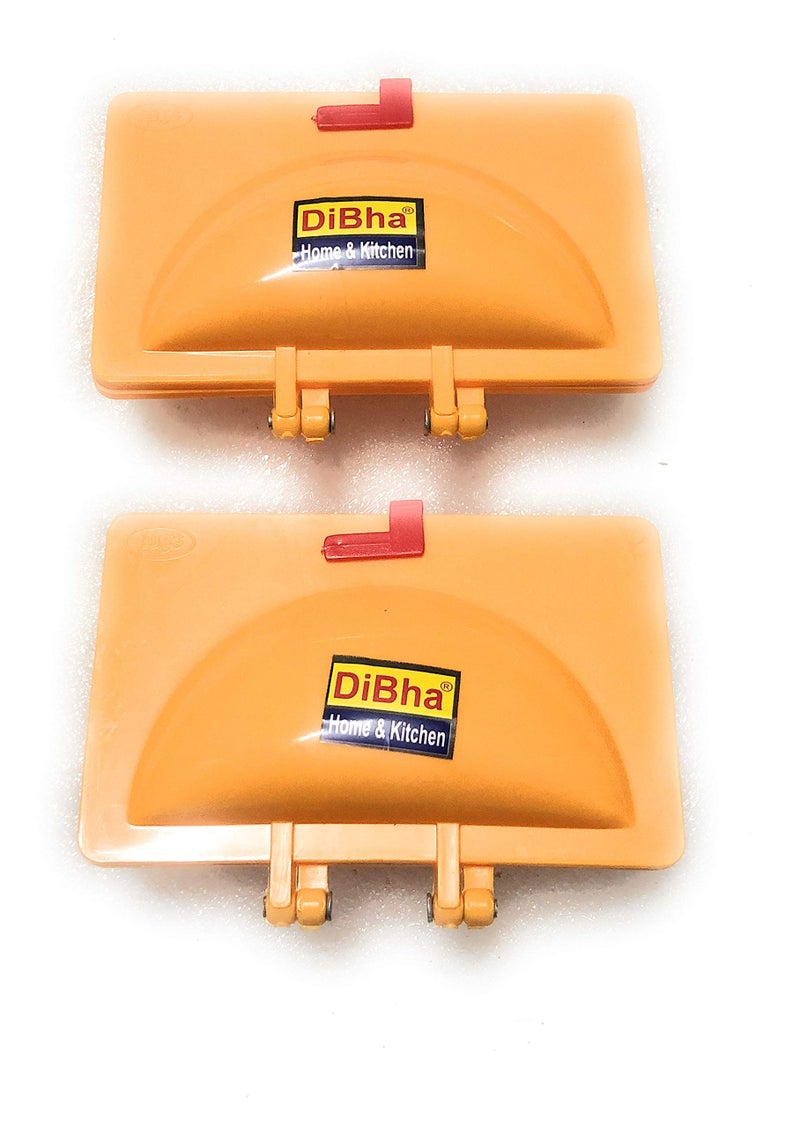DiBha Plastic Gujiya Maker Mold, Color Yellow, Set of 2 - Image 5