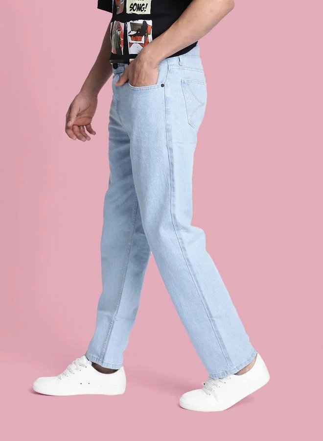 Styli Men Mid Rise Relaxed Fit Jeans By Bene Kleed