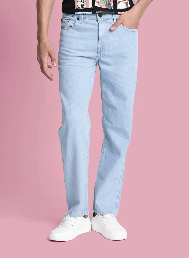 Styli Men Mid Rise Relaxed Fit Jeans By Bene Kleed