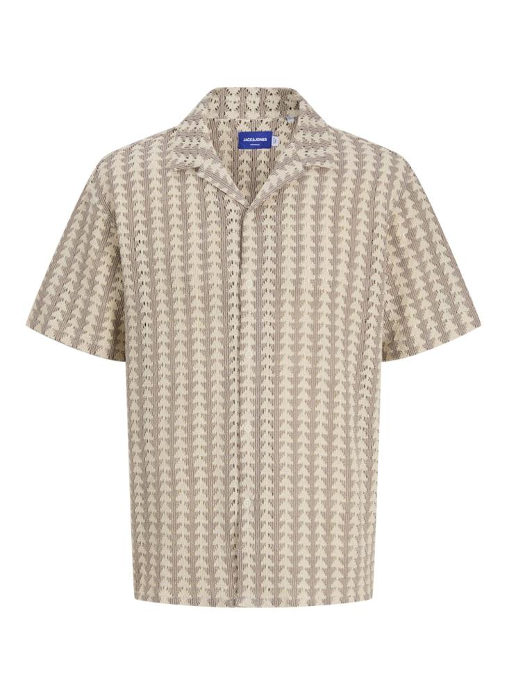 جاك اند جونز قميص منتجع بقصة عادية ملمس - Image 5