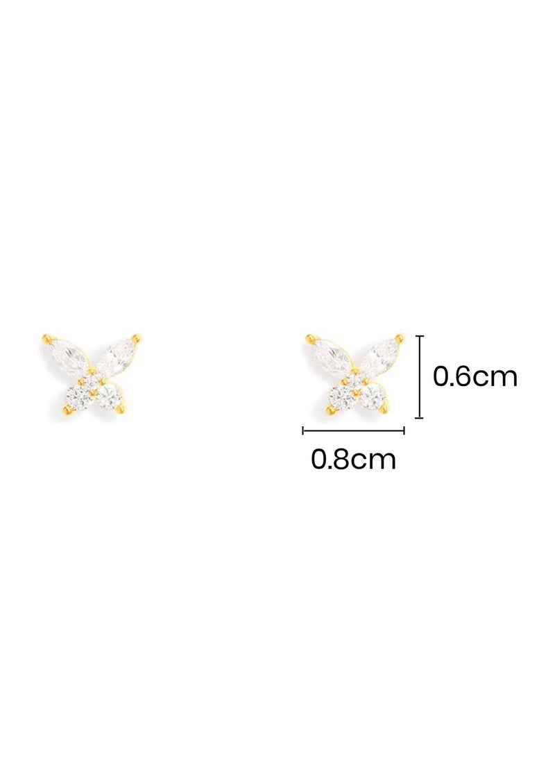 MONACO APM Butterfly Stud Earrings for Women YE13732OX  - Image 3