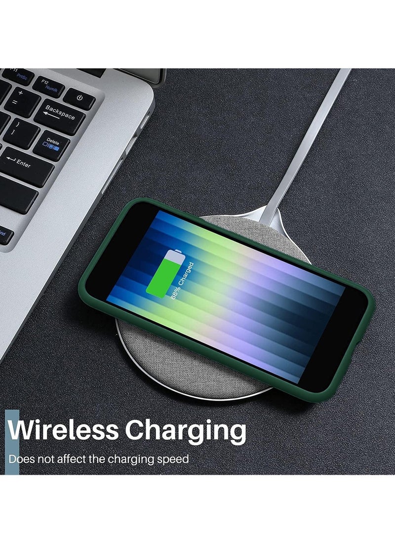 Wtech Motorola Edge 50 Fusion / Motorola S50 Neo / Motorola Moto G85 5G 2024 Hybrid Silicone With Translucent Back Protective Lens Shield Case Cover - Dark Green - Image 4