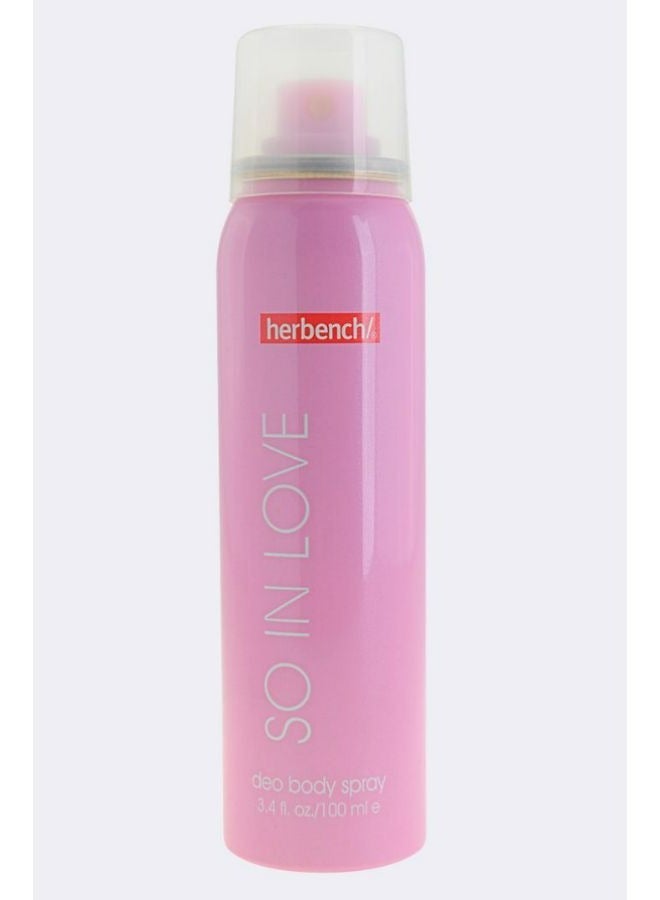 Bench Pink So In Love Deo Body Spray 100ml - Image 1
