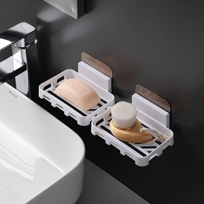 RYLAN soap Holder for Bathroom, 1 Pack soap case, Bathroom Accessories Sink Caddy Organizer, Organizer Rack, Luxurious Bathroom Accessories, Bathroom Shelf Without Drilling - Image 1