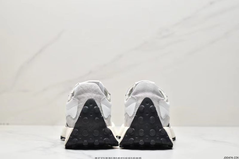 NEW NB NB 327 Casual Sport Unisex Shoes Black White - Image 5