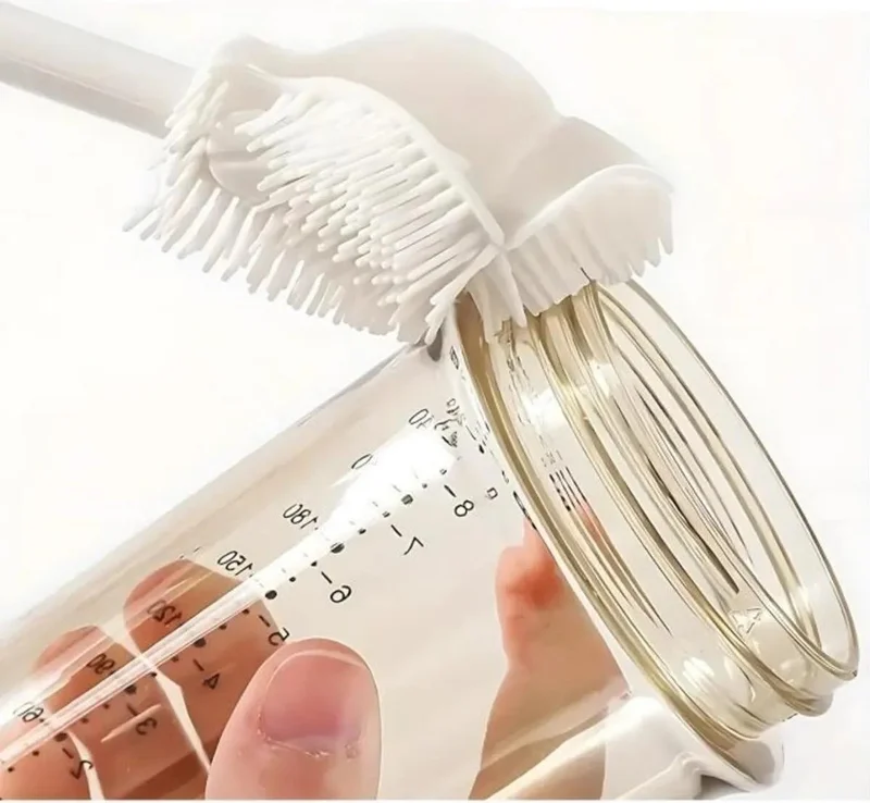 Safestore Flexible Silicone Baby Bottle Glass Bottle Jar Cleaner Brush Water Bottle Thermos Flask Washing Brush Sponge