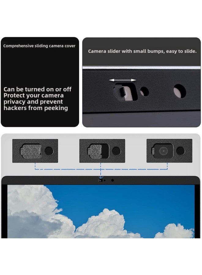 Suitable For MacBookAir/pro Magnetic Anti-peep Film Detachable With Camera Switch Type Anti-peep Protective Film-color:With Camera 180°Left And Right Privacy Protection + Storage Clip-size:MacBookAir 13.3inch (A1932) - Image 2