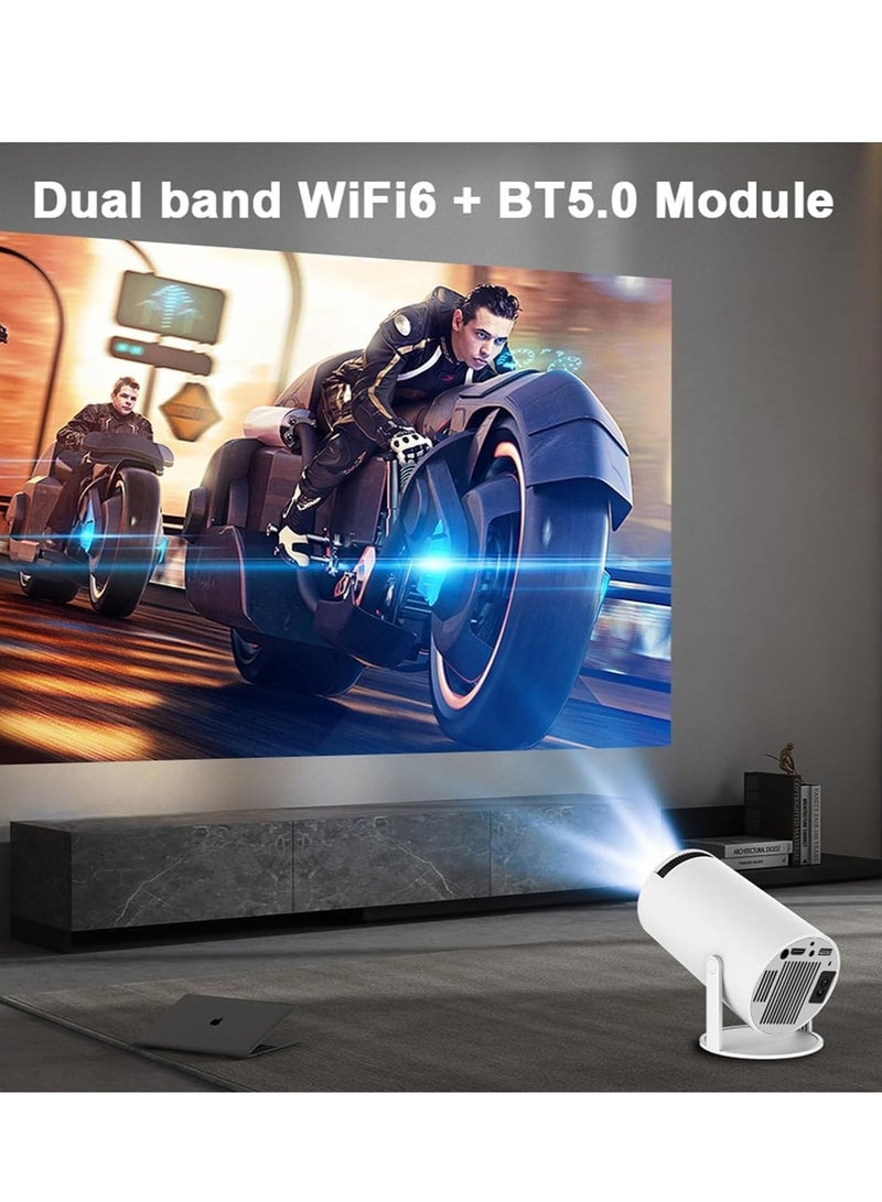 ELTRAZONE V2COM Projector 4K Compatible For Android 11 Dual Wifi6 200 ANSI Compatible For Allwinner H713 BT5.0 1080P 1280 * 720P Home Cinema Outdoor Portable Projetor (Color : Hy300, Size : UK Plug)  - Image 3