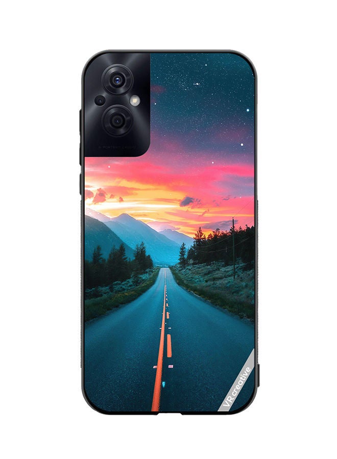 VR CREATIVE Protective Case Cover For Oppo Reno8 Z Nature Design Multicolour - Image 1