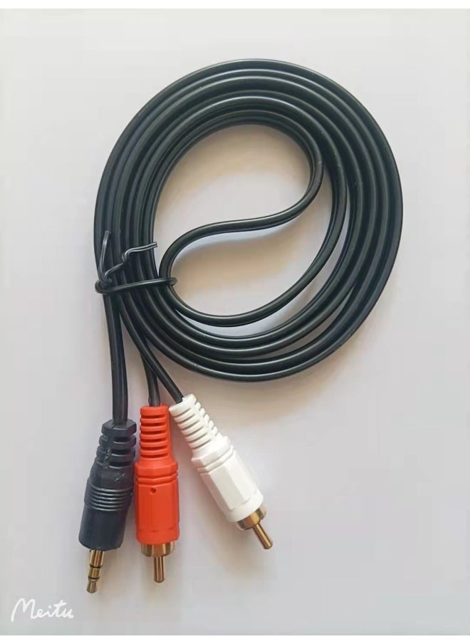 ماركة غير محددة نقطة بيع مباشرة من المصنع بطول 1.5 متر وخط صوت AV بطول 1/2 بوصة ورأس Lotus بطول 2rca: 5 أمتار  - Image 5