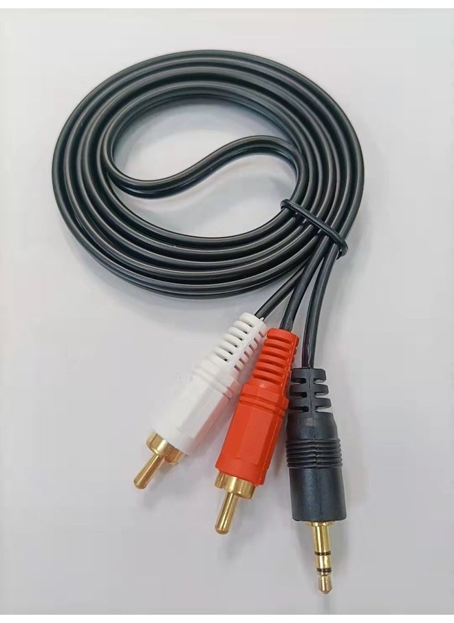 ماركة غير محددة نقطة بيع مباشرة من المصنع بطول 1.5 متر وخط صوت AV بطول 1/2 بوصة ورأس Lotus بطول 2rca: 5 أمتار  - Image 3
