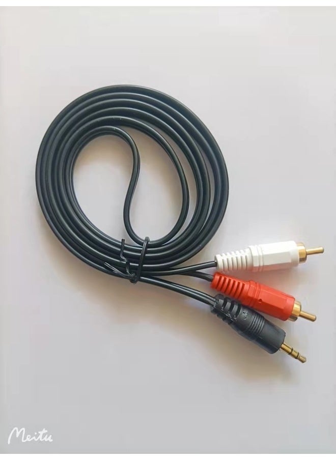 ماركة غير محددة نقطة بيع مباشرة من المصنع بطول 1.5 متر وخط صوت AV بطول 1/2 بوصة ورأس Lotus بطول 2rca: 5 أمتار  - Image 2