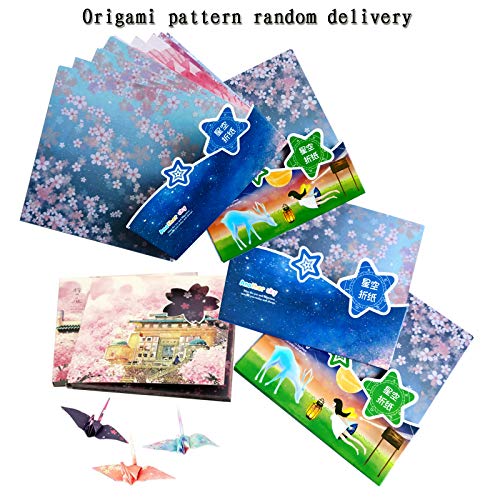QTFHR Yeooyoor 120 Sheets Pink Beautiful Origami Paper , 6x6 inch DIY Hand Crafts Origami Paper Arts Creativity - Image 2