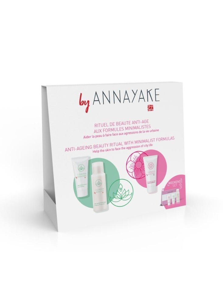 Annayake Cleanskin Gelée Gentle Cleansing Gel 30ml + Annayake Hanami High Defense Radiance Cream 50ml + Annayake Cleanskin Anti-Aging Prime Care Lotion 30ml - Image 3