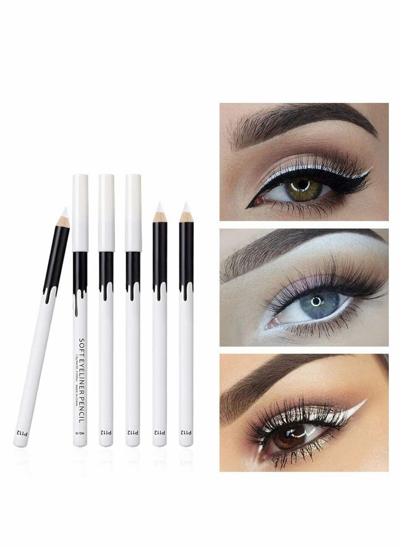 Generic 12 Packs White Eyeliner Pencil, Professional Highlighter EyeLiner Pen, Eye Liner Waterproof Long Lasting Eye Brighten  - Image 5