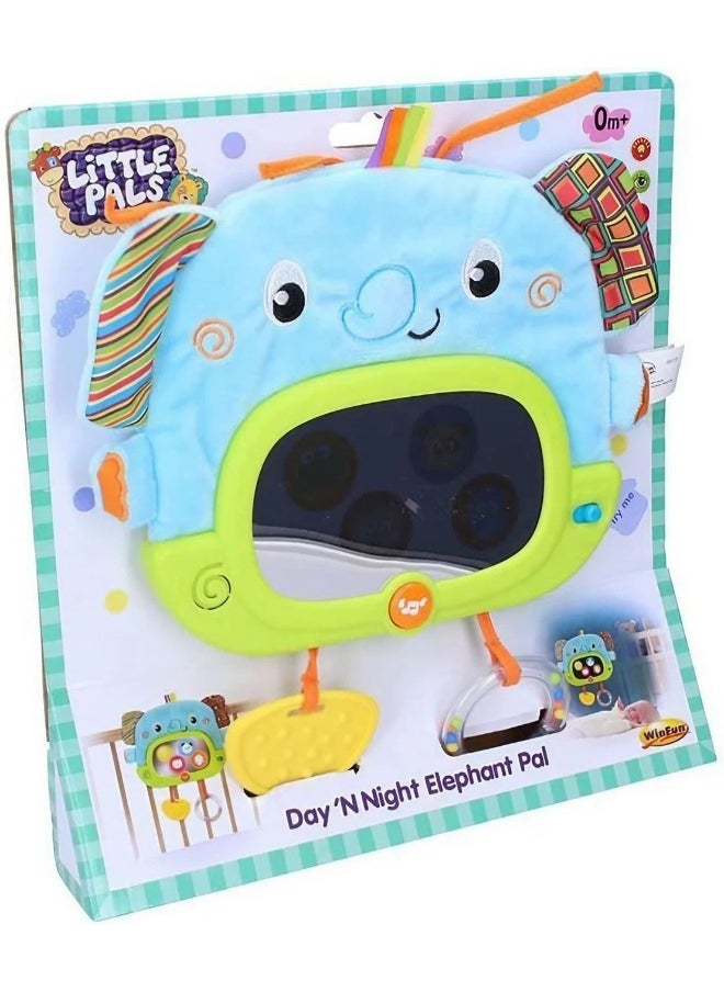 WinFun - WinFun Little Pals Day 'N Night Elephant Pal Interactive Toy (30 x 20 x 30 cm) - Image 1