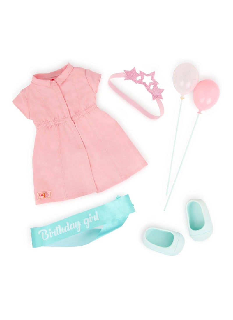 Our Generation - Our Generation - Brenna Birthday Party Doll in Pink Dress - Image 1