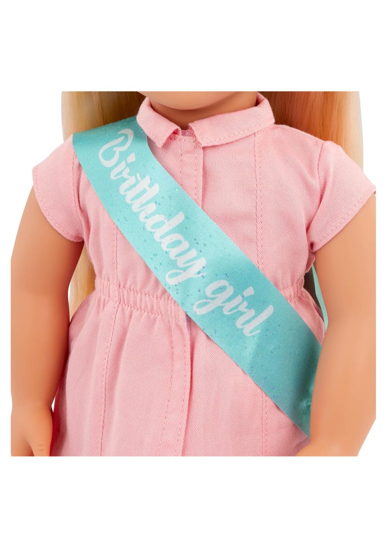 Our Generation - Our Generation - Brenna Birthday Party Doll in Pink Dress - Image 1