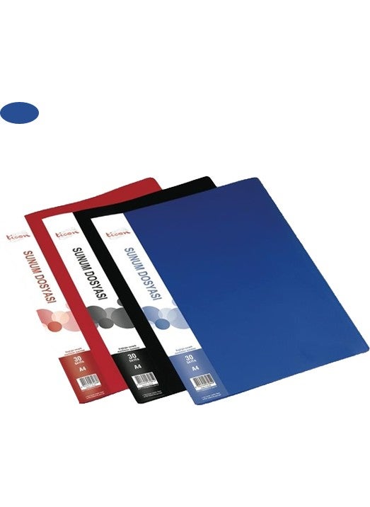 Ticon Presentation File Catalog 20 Packs Blue  - Image 2