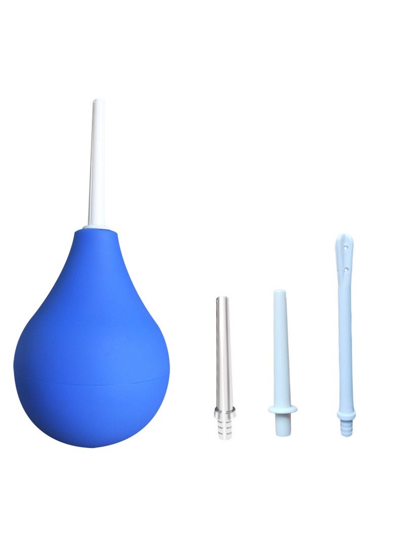 Generic 224ml Enema Bulb Kit Douche Cleaner Enema Kit for Women Men with 3 Replaceable Nozzles  - Image 1