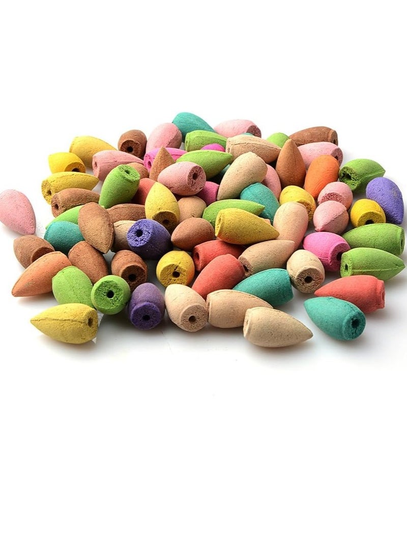 Colorful Aromatic Incense for Therapy, Reverse Flowing Smoke, Waterfall Shape, for Relieving Anxiety, Stress, and Yoga, 80-100 Pieces - Image 3