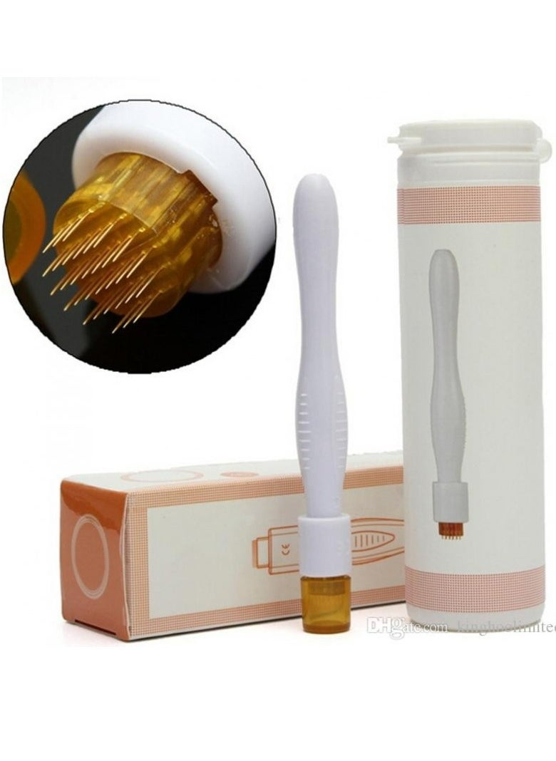 Prime Derma Stamp Pen 40 Micro Needle Titanium Roller Anti Aging Hair Loss Acne Scars 0.75mm  - Image 2