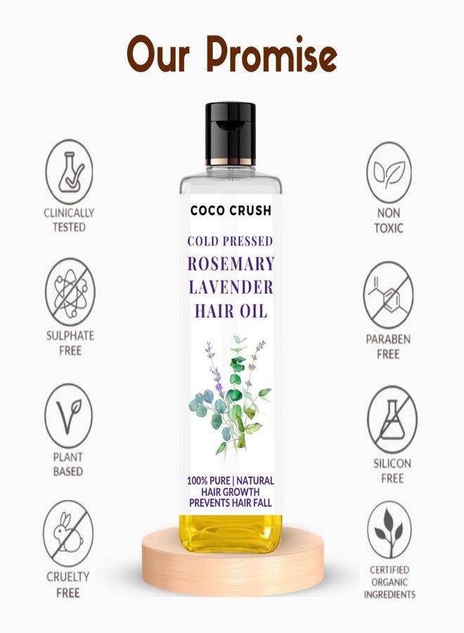 Coco Crush Rosemary Lavender Hair Growth Oil & Derma Roller Combo | Stimulates Hair Regrowth, Strengthens Roots & Improves Oil Absorption | Natural, Safe, Effective Scalp Care for Men & Women (50ML+ROLLER) - Image 5