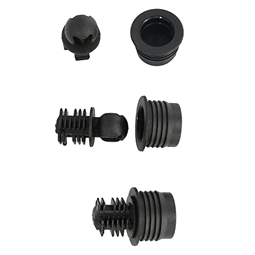 Longdex Speaker Grill Guide 24Pairs Black Plastic Ball and Socket Type Grill Guides Pegs Cloth Buckle Screws Speaker Parts Accessories - Image 1