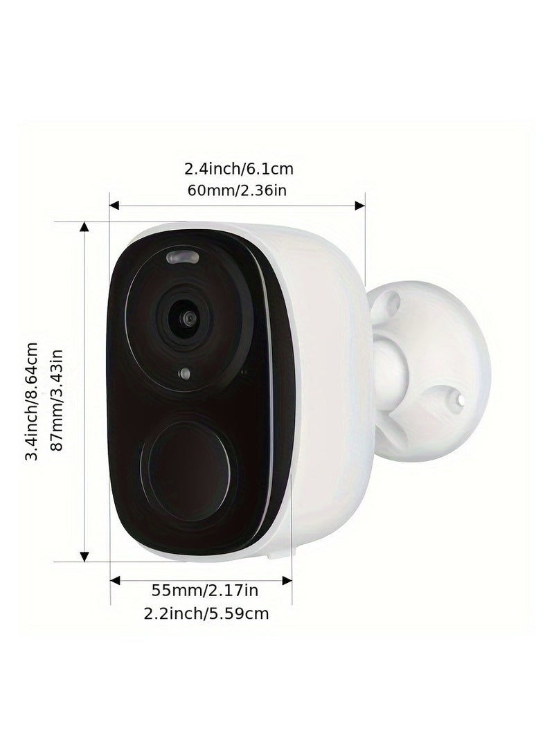 2 كيلو تعمل بالطاقة الشمسية كاميرا الأمن اللاسلكية دعم الاقتران عبر اتصال لاسلكي ، في الهواء الطلق واي فاي المنزل كتف رصاصة الكاميرا ، الأضواء ، بير كشف الحركة ، 2-واي الصوت ، كاميرات الأمن اللاسلكية في الهواء الطلق بطارية تعمل بالطاقة واي فاي مراقبة كاميرا داخلية لأمن المنزل تنبيه الحركة مع سيرينسبوتليت اللون للرؤية الليلية ، ، سحابة / سدستوراج - Image 2