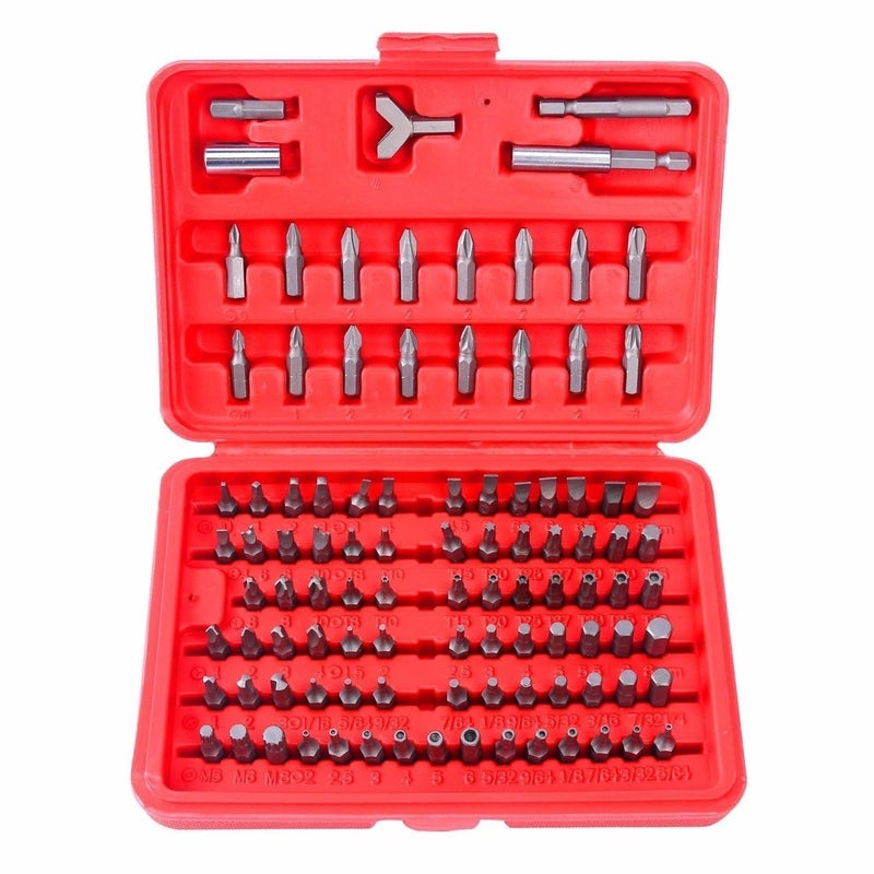 Vector Tools Security Bit Set Chrome Vanadium Steel  100Piece Set