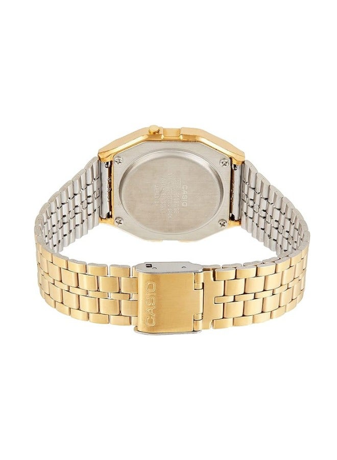 CASIO Casio Mens Quartz Watch, Digital Display and Stainless Steel Strap A159WGEA-9ADF  - Image 3