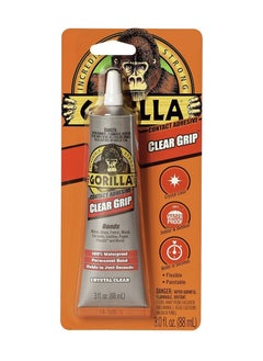 Gorilla Gorilla Clear Grip Contact Adhesive, Waterproof clear 88 ml 