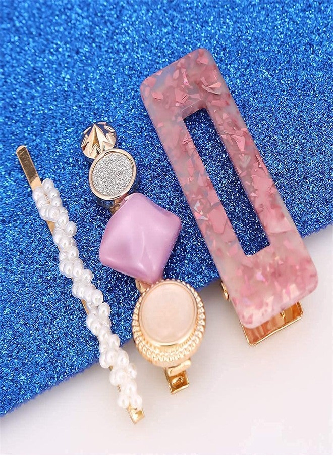 BOTIST 3Pcs Acrylic Hair Clip/Pearl Hair Clip/Styling Hair Accessories/Elegant Pearl Hair Pins For Women & Girls - Image 4