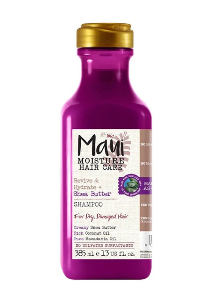 MAUI MOISTURE - Maui Moisture Revive & Hydrate Shea Butter Shampoo 13oz - Image 1