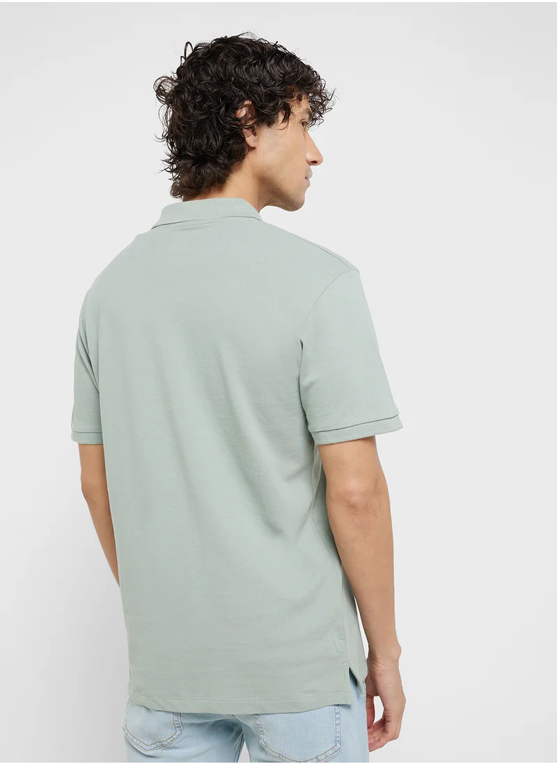 ج ج ريبل Jrebrebel Logo Polo Shirt