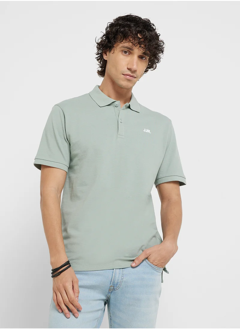 ج ج ريبل Jrebrebel Logo Polo Shirt