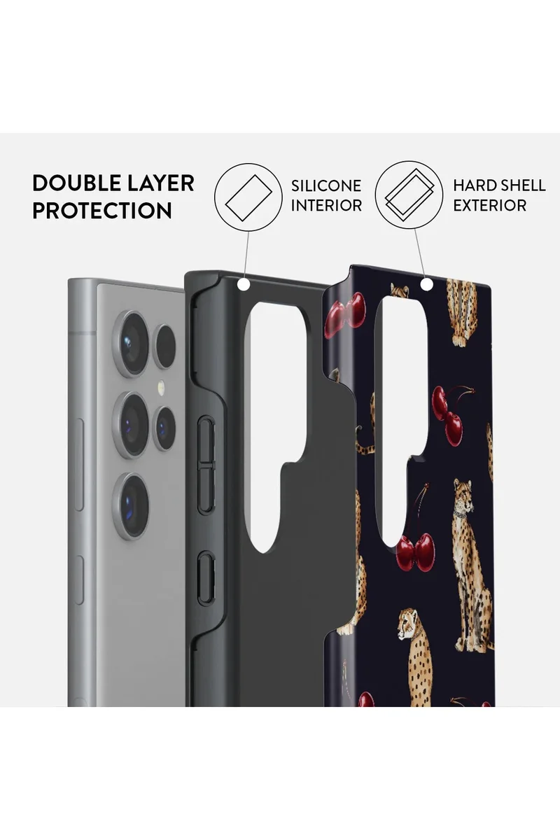 BURGA Samsung Galaxy S24 Ultra Case - Cougar For Screen & Camera Protection Printed Case