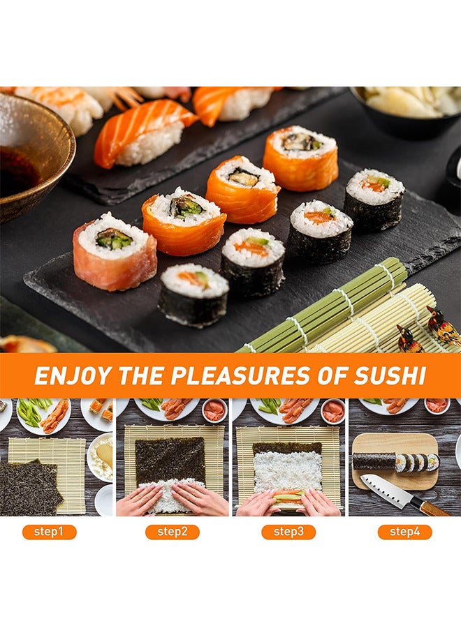 Generic Sushi Making Kit, Bazooka Maker with Bamboo Sushi Rolling Mat, Chopsticks, Rice Paddle, Spreader, Avocado Slicer and More, Cooking Sushi Gifts for Sushi Lovers Beginners Pros, DIY Sushi Roller Machine  - Image 5