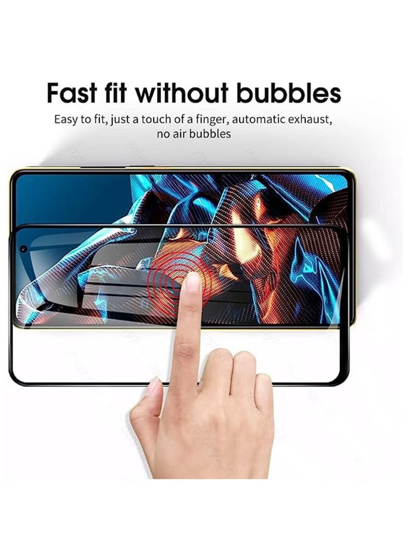 Generic - For Xiaomi POCO X5 Pro /Redmi Note 12 Pro 5G Screen Protector – Edge to Edge Tempered Glass Screen Protector, High Transparency, Delicate Touch, Anti-Explosion, Smooth Arc Edges, Easy Installation - Image 1