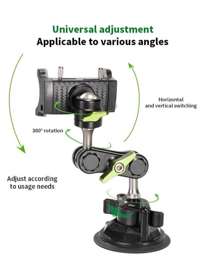 LanParte - Universal Ball Head Arm for Phone New 360° Rotating Car Phone Holder Mount - Image 1