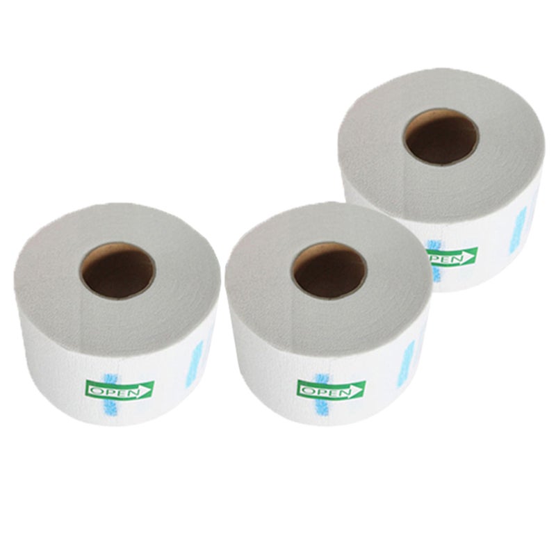 8 Role of 800 Sheets Disposable Neck Paper Flexible Hairdressing Protective Neck Paper Practical Haircut Neck Protector for Barber Home (White) - Image 4