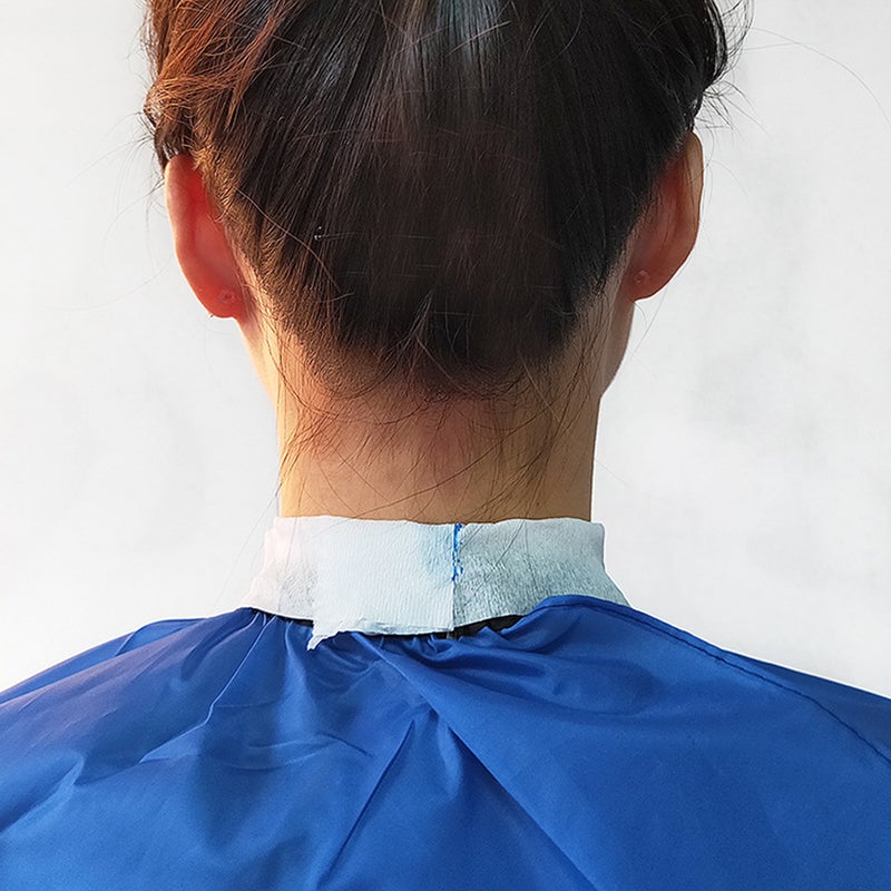 8 Role of 800 Sheets Disposable Neck Paper Flexible Hairdressing Protective Neck Paper Practical Haircut Neck Protector for Barber Home (White) - Image 2